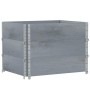 Jardinera de madera maciza de pino gris 80x60 cm de , Maceteros y jardineras - Ref: Foro24-3295421, Precio: 79,92 €, Descuent...