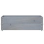 Jardinera de madera maciza de pino gris 120x80 cm de , Maceteros y jardineras - Ref: Foro24-3295849, Precio: 82,78 €, Descuen...