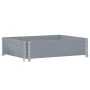 Jardinera de madera maciza de pino gris 80x60 cm de , Maceteros y jardineras - Ref: Foro24-3295837, Precio: 35,13 €, Descuent...