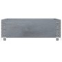 Jardinera de madera maciza de pino gris 80x60 cm de , Maceteros y jardineras - Ref: Foro24-3295837, Precio: 35,13 €, Descuent...