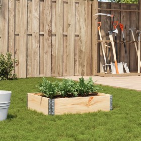 Jardinera de madera maciza de pino 80x60 cm de , Maceteros y jardineras - Ref: Foro24-3295835, Precio: 43,15 €, Descuento: %
