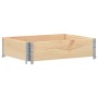 Jardinera de madera maciza de pino 80x60 cm de , Maceteros y jardineras - Ref: Foro24-3295835, Precio: 43,15 €, Descuento: %