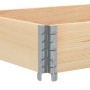 Jardinera de madera maciza de pino 80x60 cm de , Maceteros y jardineras - Ref: Foro24-3295835, Precio: 43,15 €, Descuento: %
