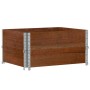 Jardinera de madera maciza de pino marrón 80x60 cm de , Maceteros y jardineras - Ref: Foro24-3295842, Precio: 56,52 €, Descue...