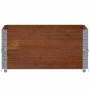 Jardinera de madera maciza de pino marrón 80x60 cm de , Maceteros y jardineras - Ref: Foro24-3295842, Precio: 56,52 €, Descue...