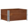 Jardinera de madera maciza de pino marrón 80x60 cm de , Maceteros y jardineras - Ref: Foro24-3295842, Precio: 56,52 €, Descue...