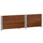 Jardinera de madera maciza de pino marrón 80x60 cm de , Maceteros y jardineras - Ref: Foro24-3295842, Precio: 56,52 €, Descue...