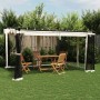 Cenador con paredes de malla acero crema 4x3 m de , Carpas y cenadores - Ref: Foro24-4003911, Precio: 348,53 €, Descuento: %