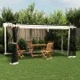 Cenador con paredes de malla acero crema 4x3 m de , Carpas y cenadores - Ref: Foro24-4003911, Precio: 376,12 €, Descuento: %