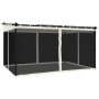 Cenador con paredes de malla acero crema 4x3 m de , Carpas y cenadores - Ref: Foro24-4003911, Precio: 348,53 €, Descuento: %