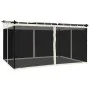 Cenador con paredes de malla acero crema 4x3 m de , Carpas y cenadores - Ref: Foro24-4003911, Precio: 376,12 €, Descuento: %