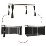 Cenador con paredes de malla acero crema 4x3 m de , Carpas y cenadores - Ref: Foro24-4003911, Precio: 376,12 €, Descuento: %