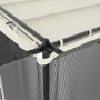Cenador con paredes de malla acero crema 4x3 m de , Carpas y cenadores - Ref: Foro24-4003911, Precio: 348,53 €, Descuento: %
