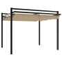 Cenador de jardín con techo retráctil taupe 3x3 m de , Carpas y cenadores - Ref: Foro24-4003970, Precio: 466,89 €, Descuento: %