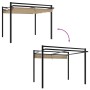 Cenador de jardín con techo retráctil taupe 3x3 m de , Carpas y cenadores - Ref: Foro24-4003970, Precio: 466,89 €, Descuento: %