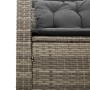 Sofá de jardín en forma de L con mesa y cojines ratán PE gris de , Conjuntos de jardín - Ref: Foro24-369029, Precio: 290,96 €...