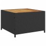 Sofá de jardín en forma de L con mesa y cojines ratán PE negro de , Conjuntos de jardín - Ref: Foro24-369036, Precio: 280,31 ...