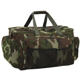 Bolso de pesca impermeable tela Oxford verde camuflaje de , Cajas y bolsas de avíos - Ref: Foro24-4009951, Precio: 38,59 €, D...