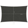 Toldo de vela gris antracita HDPE 160 g/m² 2x4,5 m de vidaXL, Sombrillas - Ref: Foro24-311065, Precio: 28,65 €, Descuento: %