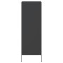 Aparador de acero negro 68x39x113 cm de , Aparadores - Ref: Foro24-842964, Precio: 138,06 €, Descuento: %