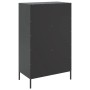 Aparador de acero negro 68x39x113 cm de , Aparadores - Ref: Foro24-842964, Precio: 138,06 €, Descuento: %