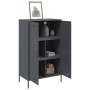 Aparador de acero gris antracita 68x39x113 cm de , Aparadores - Ref: Foro24-842966, Precio: 147,37 €, Descuento: %