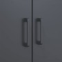 Aparador de acero gris antracita 68x39x113 cm de , Aparadores - Ref: Foro24-842966, Precio: 147,37 €, Descuento: %