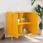 Aparador de acero amarillo mostaza 68x39x79 cm de , Aparadores - Ref: Foro24-842979, Precio: 124,82 €, Descuento: %