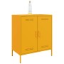 Aparador de acero amarillo mostaza 68x39x79 cm de , Aparadores - Ref: Foro24-842979, Precio: 124,82 €, Descuento: %