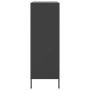 Aparador de acero negro 68x39x113 cm de , Aparadores - Ref: Foro24-842970, Precio: 120,87 €, Descuento: %