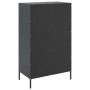 Aparador de acero negro 68x39x113 cm de , Aparadores - Ref: Foro24-842970, Precio: 120,87 €, Descuento: %