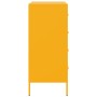 Aparador de acero amarillo mostaza 68x39x89 cm de , Aparadores - Ref: Foro24-842985, Precio: 157,22 €, Descuento: %