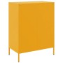 Aparador de acero amarillo mostaza 68x39x89 cm de , Aparadores - Ref: Foro24-842985, Precio: 157,22 €, Descuento: %