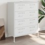 Aparador de acero blanco 68x39x89 cm de , Aparadores - Ref: Foro24-842987, Precio: 156,43 €, Descuento: %