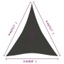 Toldo de vela gris antracita HDPE 160 g/m² 3x4x4 m de vidaXL, Sombrillas - Ref: Foro24-311090, Precio: 25,75 €, Descuento: %