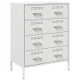 Aparador de acero blanco 68x39x89 cm de , Aparadores - Ref: Foro24-842987, Precio: 156,43 €, Descuento: %
