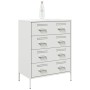 Aparador de acero blanco 68x39x89 cm de , Aparadores - Ref: Foro24-842987, Precio: 156,43 €, Descuento: %