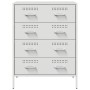 Aparador de acero blanco 68x39x89 cm de , Aparadores - Ref: Foro24-842987, Precio: 156,43 €, Descuento: %