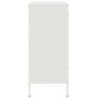 Aparador de acero blanco 68x39x89 cm de , Aparadores - Ref: Foro24-842987, Precio: 156,43 €, Descuento: %
