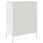 Aparador de acero blanco 68x39x89 cm de , Aparadores - Ref: Foro24-842987, Precio: 156,43 €, Descuento: %