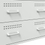 Aparador de acero blanco 68x39x89 cm de , Aparadores - Ref: Foro24-842987, Precio: 156,43 €, Descuento: %