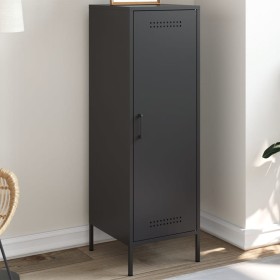 Aparador de acero negro 36x39x113 cm de , Aparadores - Ref: Foro24-843006, Precio: 94,94 €, Descuento: %