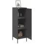 Aparador de acero negro 36x39x113 cm de , Aparadores - Ref: Foro24-843006, Precio: 94,16 €, Descuento: %