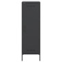 Aparador de acero negro 36x39x113 cm de , Aparadores - Ref: Foro24-843006, Precio: 94,94 €, Descuento: %