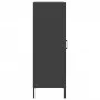 Aparador de acero negro 36x39x113 cm de , Aparadores - Ref: Foro24-843006, Precio: 94,16 €, Descuento: %