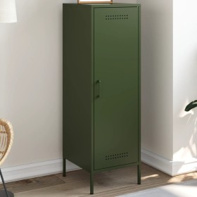 Aparador de acero verde oliva 36x39x113 cm de , Aparadores - Ref: Foro24-843010, Precio: 102,15 €, Descuento: %