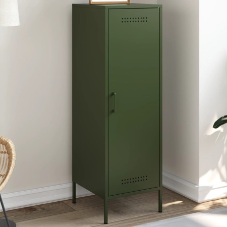 Aparador de acero verde oliva 36x39x113 cm de , Aparadores - Ref: Foro24-843010, Precio: 102,15 €, Descuento: %