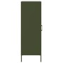 Aparador de acero verde oliva 36x39x113 cm de , Aparadores - Ref: Foro24-843010, Precio: 102,15 €, Descuento: %
