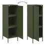 Aparador de acero verde oliva 36x39x113 cm de , Aparadores - Ref: Foro24-843010, Precio: 102,15 €, Descuento: %
