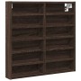 Vitrina de madera de ingeniería marrón roble 60x8,5x58 cm de , Estantes y estanterías - Ref: Foro24-847967, Precio: 45,46 €, ...